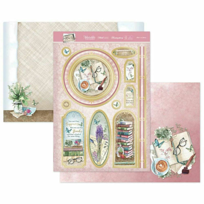 Die Cut Topper Set - Just A Note, Life Is A Story