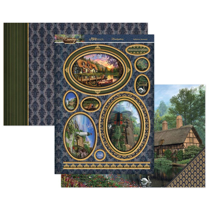 (image for) Die Cut Topper Set - Country Escapes, Reflective Moments