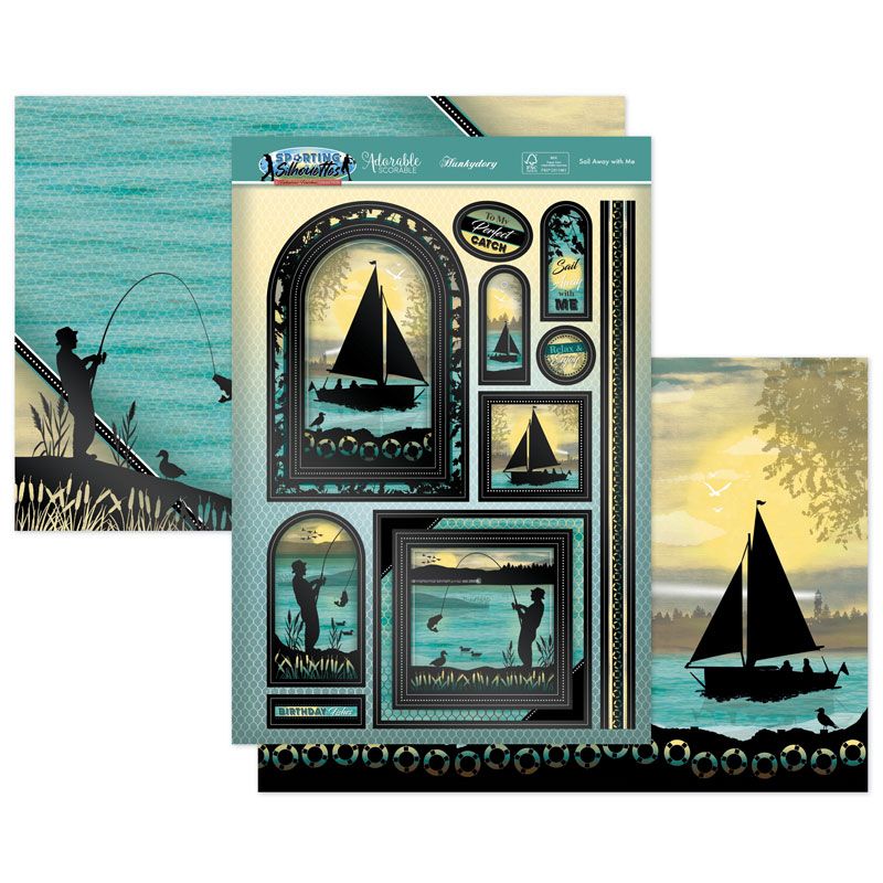 Die Cut Topper Set - Sporting Silhouettes, Sail Away With Me