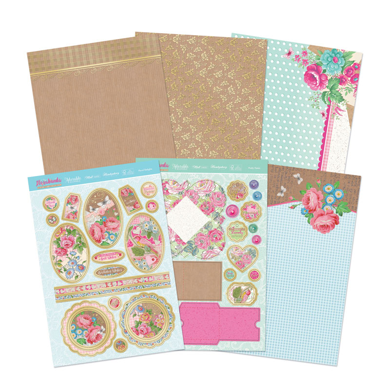 (image for) Die Cut Topper Set - Florabunda, Floral Delights (6 sheets)