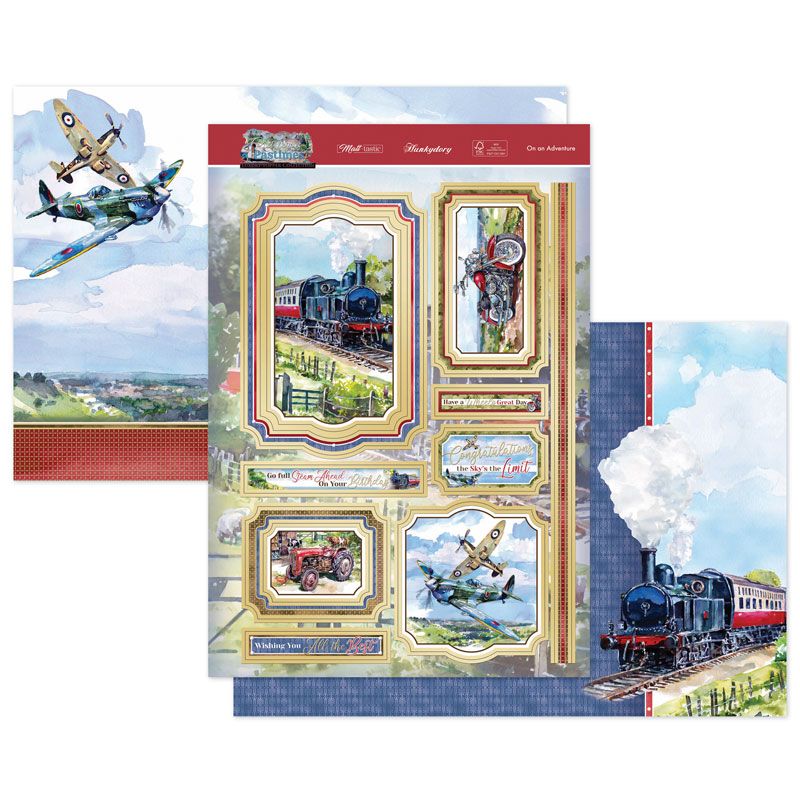 (image for) Die Cut Topper Set - Picturesque Pastimes, On An Adventure