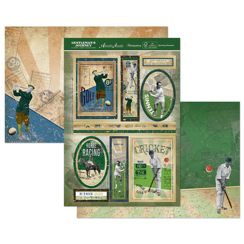 (image for) Die Cut Topper Set - Gentleman's Journey, Sporting Moments