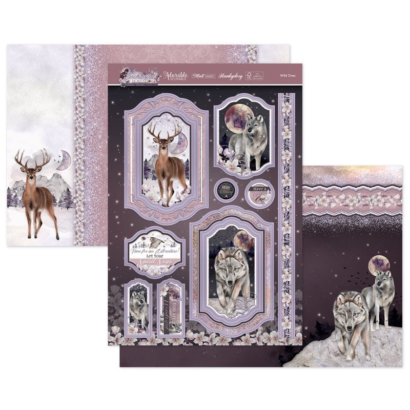 Die Cut Topper Set - Enchanted Moments, Wild Ones