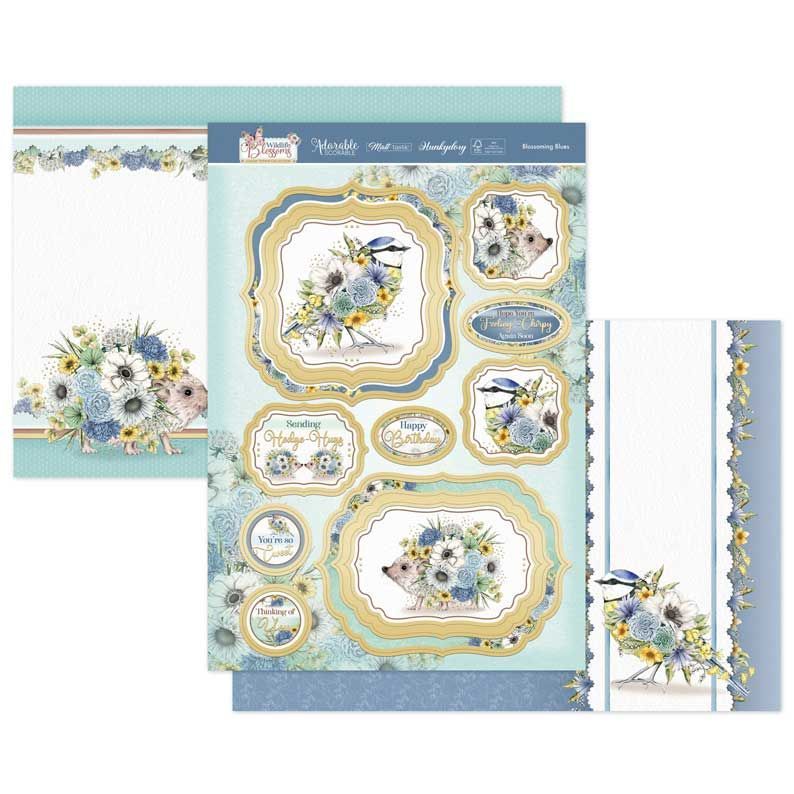 Die Cut Topper Set - Wildlife Blossoms, Blossoming Blues