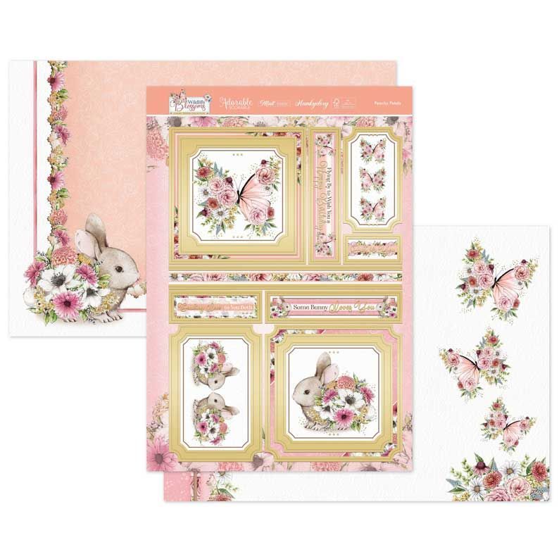 (image for) Die Cut Topper Set - Wildlife Blossoms, Peachy Petals