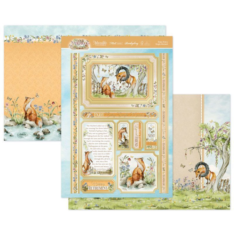 (image for) Die Cut Topper Set - Storybook Woods, Enjoy Every Single Moment