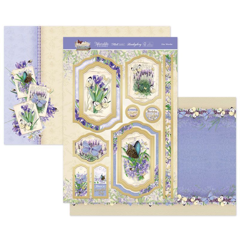 (image for) Die Cut Topper Set - Butterfly Botanica, Lilac Wonder
