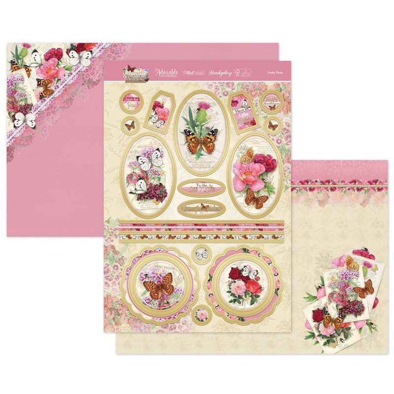 (image for) Die Cut Topper Set - Butterfly Botanica, Pretty Pinks