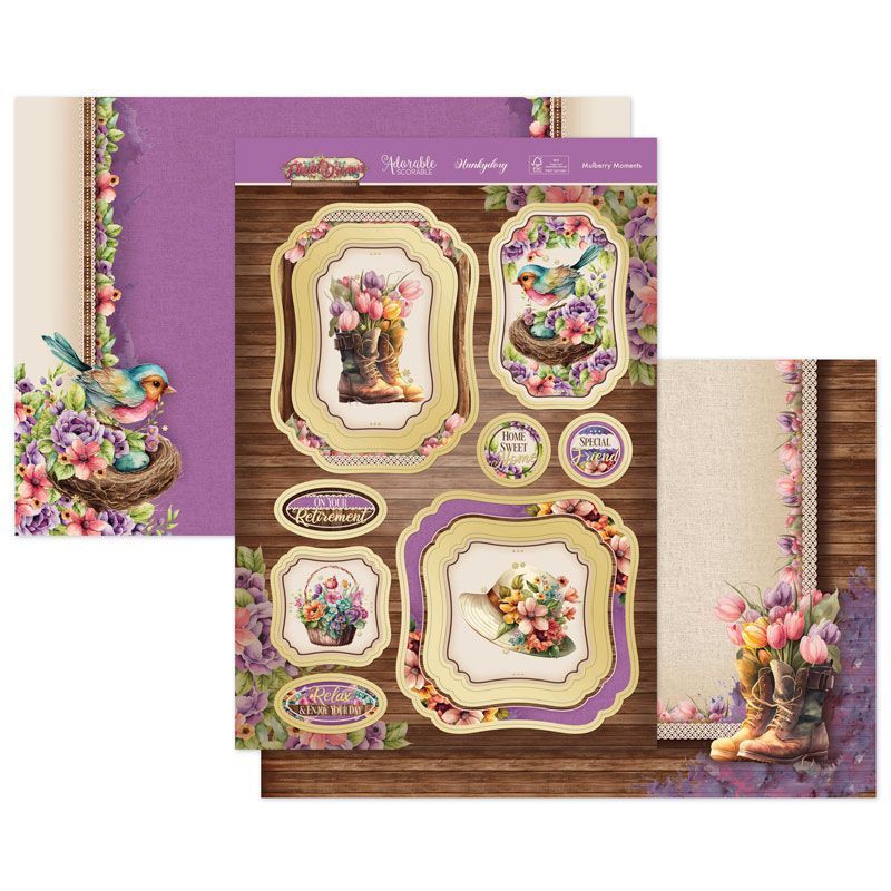 (image for) Die Cut Topper Set - Floral Dreams, Mulberry Moments