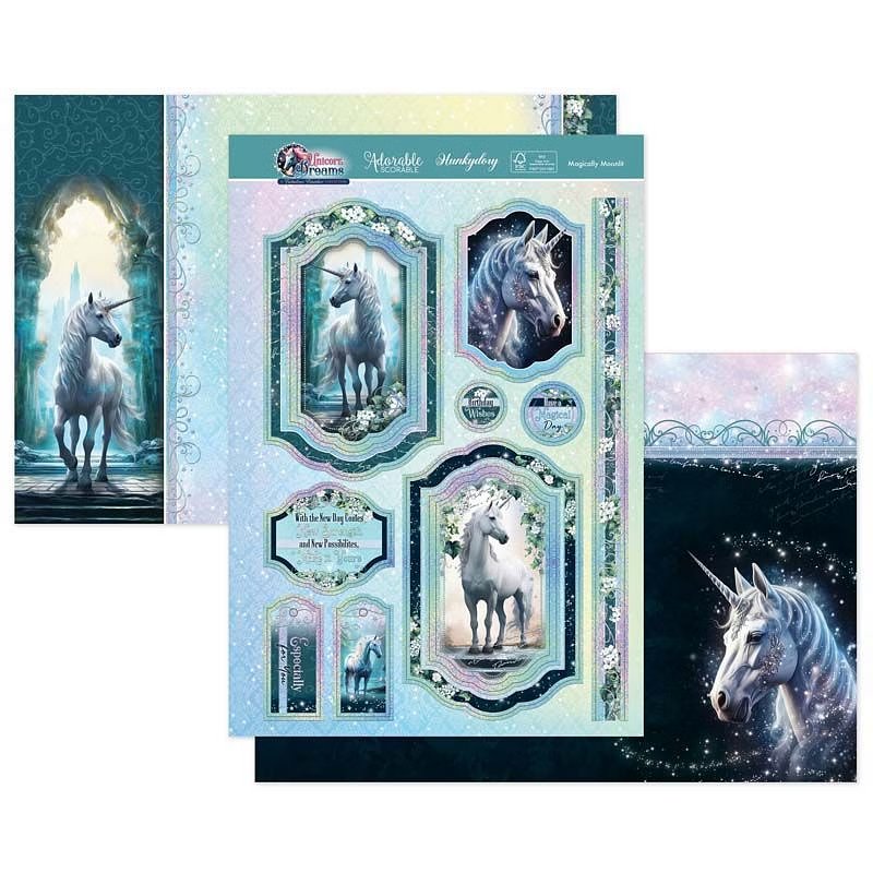 Die Cut Topper Set - Unicorn Dreams, Magically Moonlit