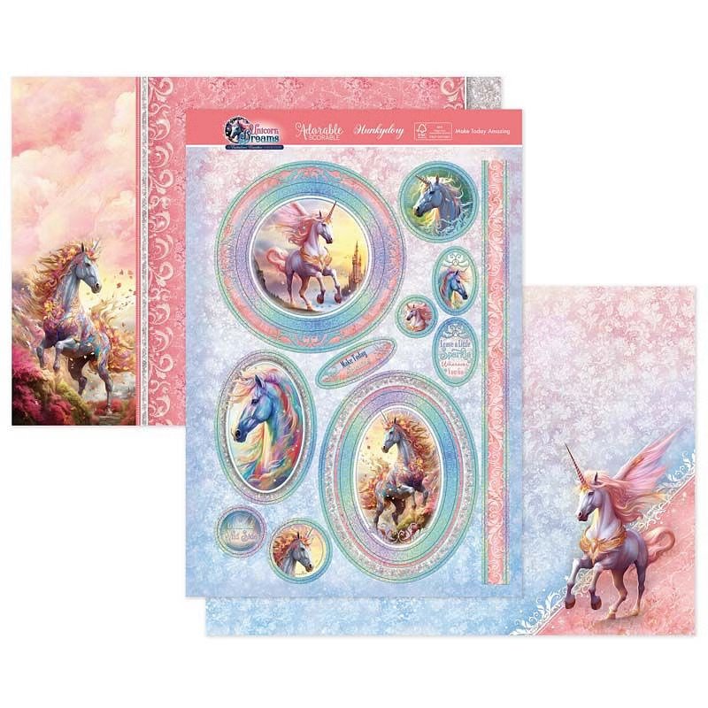 Die Cut Topper Set - Unicorn Dreams, Make Today Amazing