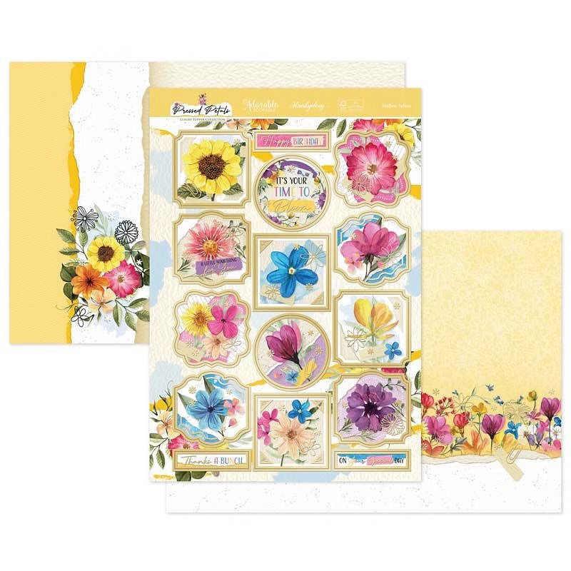 (image for) Die Cut Topper Set - Pressed Petals, Mellow Yellow