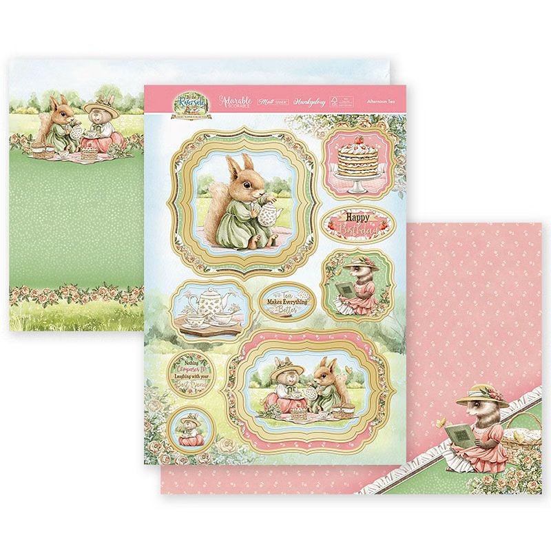 (image for) Die Cut Topper Set - By The Riverside, Afternoon Tea