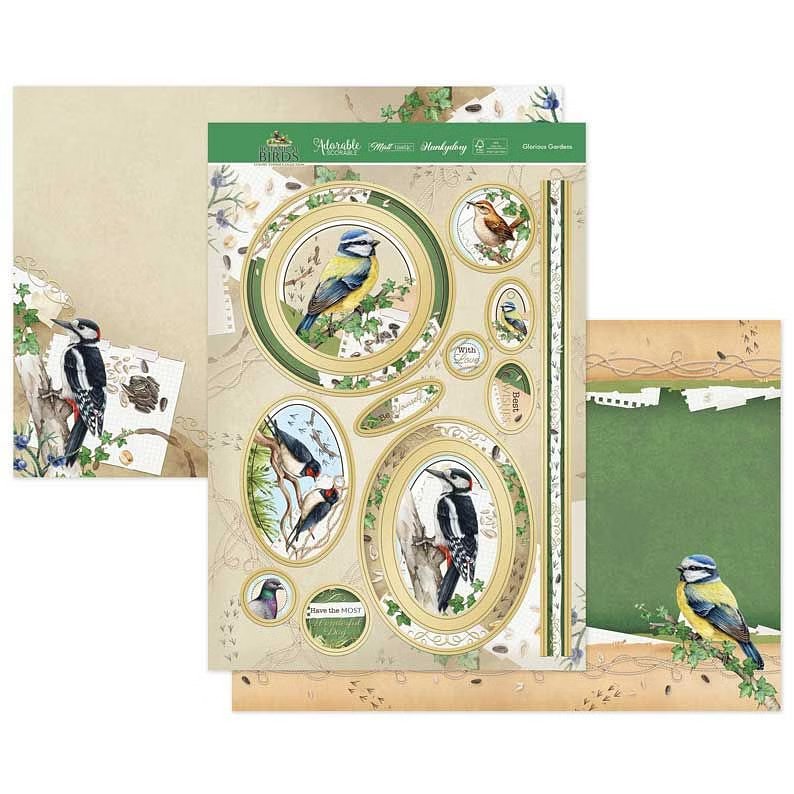 (image for) Die Cut Topper Set - Botanical Birds, Glorious Gardens