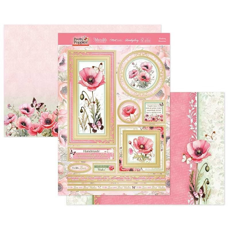 (image for) Die Cut Topper Set - Pretty Poppies, Blushing Blossoms
