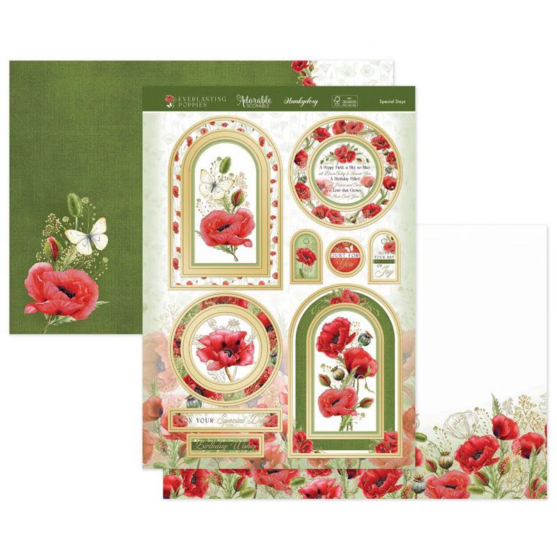 (image for) Die Cut Topper Set - Everlasting Poppies, Special Days