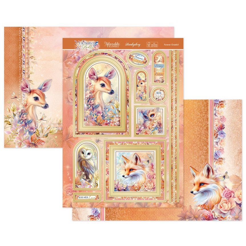 (image for) Die Cut Topper Set - Enchanted Glades, Forever Grateful