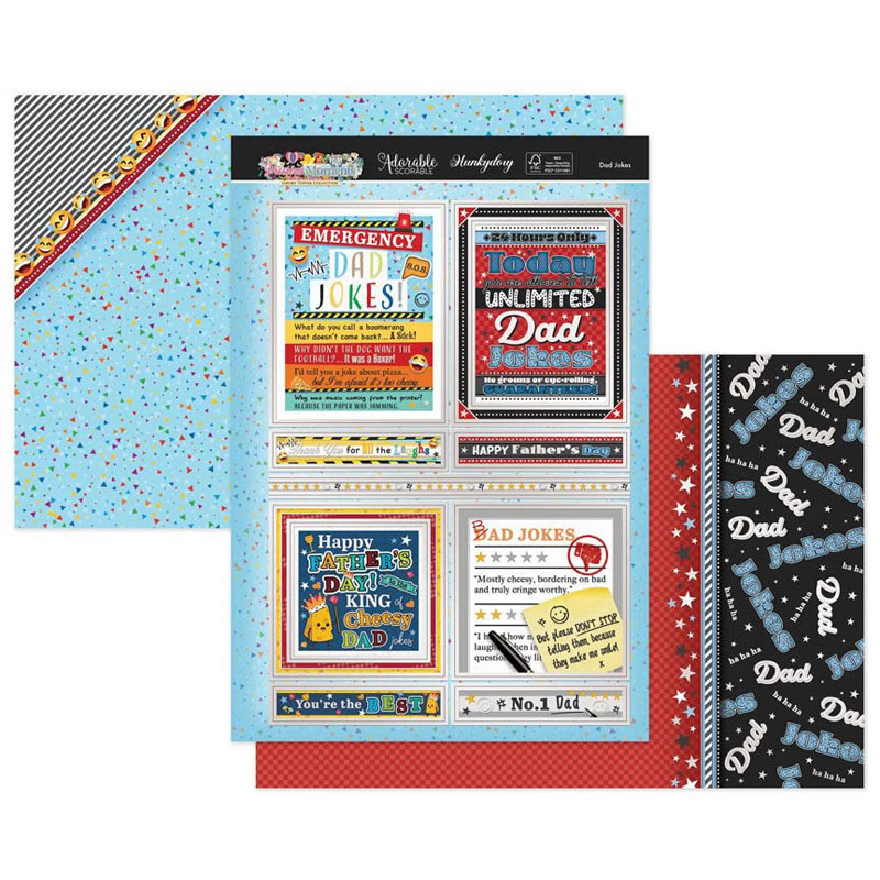 (image for) Die Cut Topper Set - Precious Moments, Dad Jokes