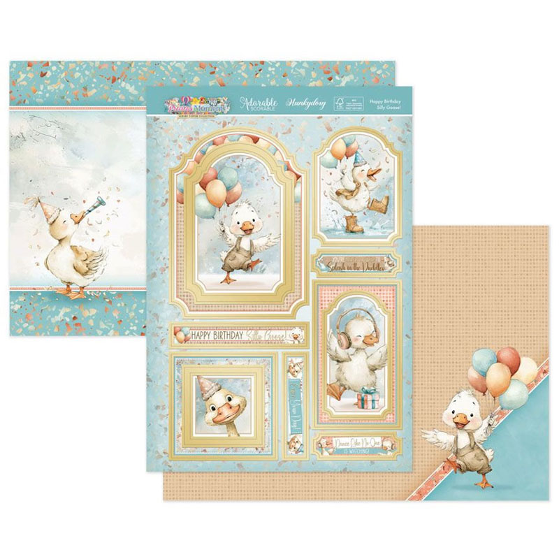 (image for) Die Cut Topper Set - Precious Moments, Happy Birthday Silly Goose!