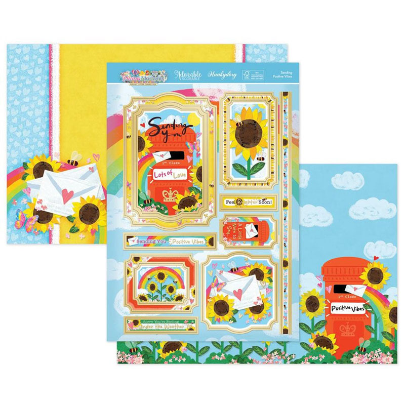 (image for) Die Cut Topper Set - Precious Moments, Sending Positive Vibes