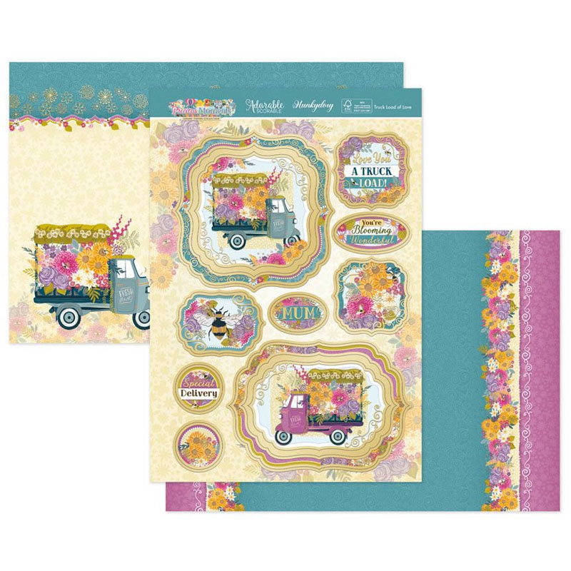 (image for) Die Cut Topper Set - Precious Moments, Truck Load Of Love