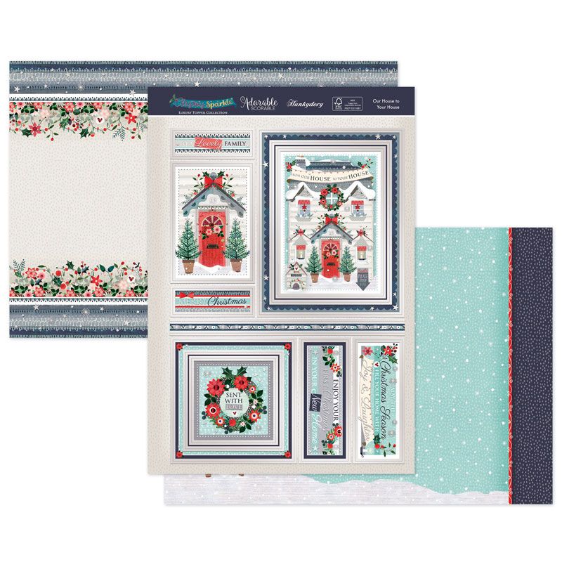 Die Cut Topper Set - Christmas Sparkle, Our House to Your House