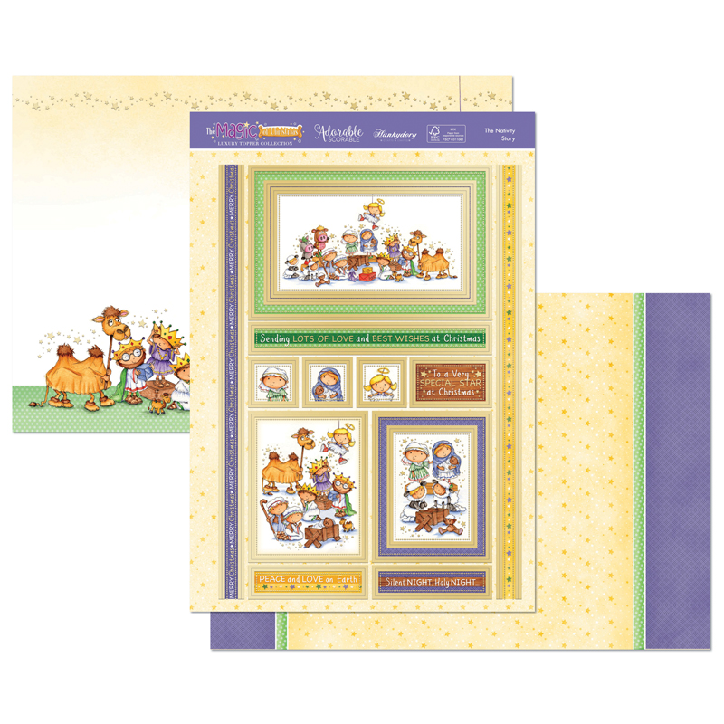 (image for) Die Cut Topper Set - The Magic Of Christmas, The Nativity Story