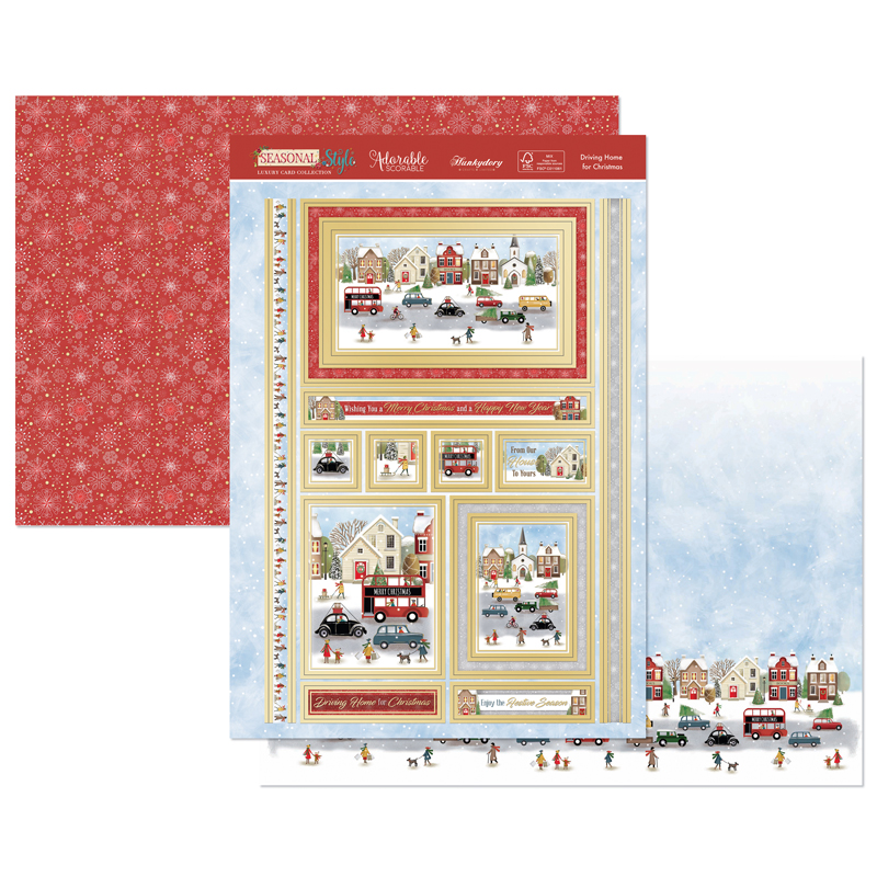 Die Cut Topper Set - Seasonal Style, Driving Home for Christmas