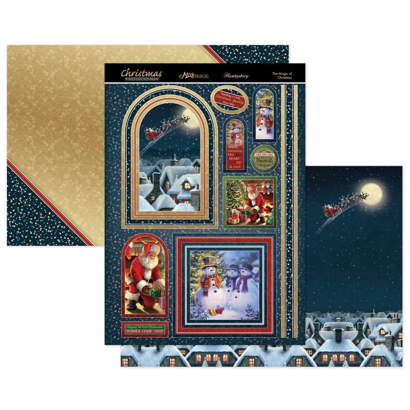 Die Cut Topper Set - Christmas Reflections, The Magic Of Christmas