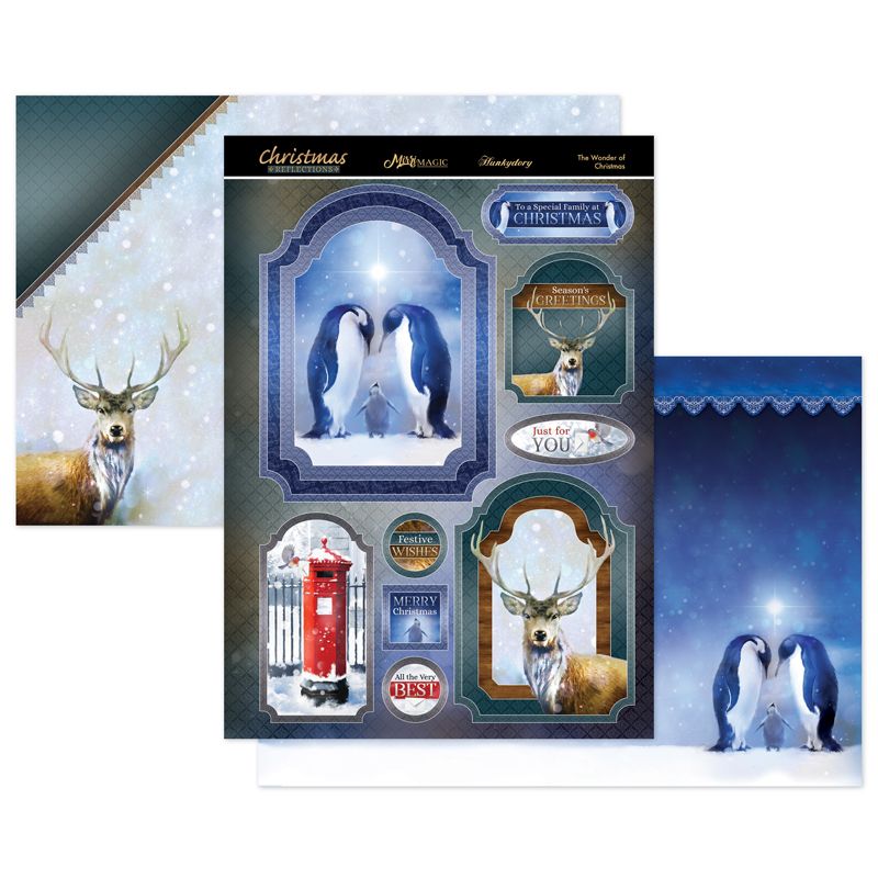 Die Cut Topper Set - Christmas Reflections, The Wonder Of Christmas