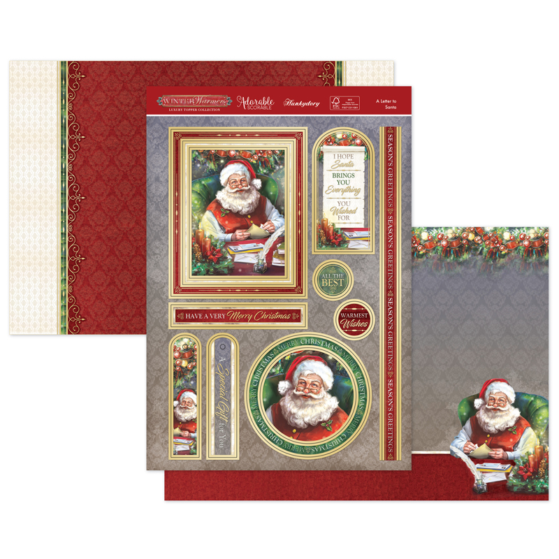 (image for) Die Cut Topper Set - Winter Warmers, A Letter to Santa
