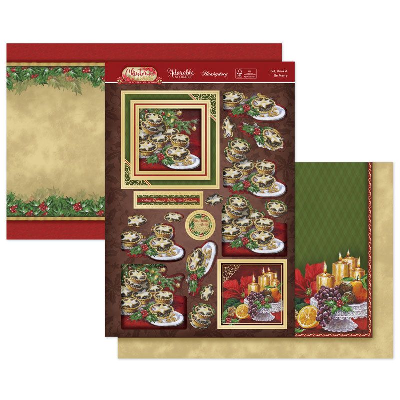Die Cut Topper Set - Christmas Classics, Eat Drink & Be Merry
