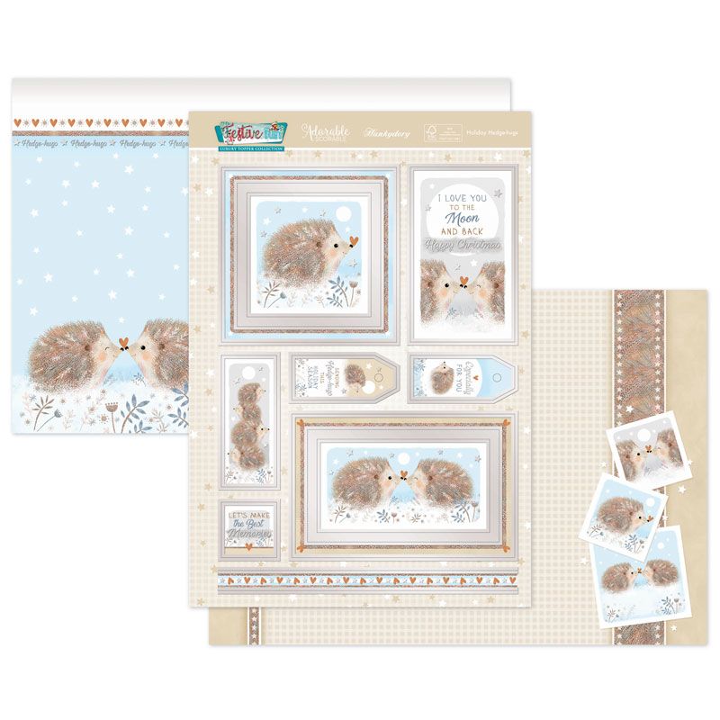 (image for) Die Cut Topper Set - Festive Fun, Holiday Hedge-Hugs