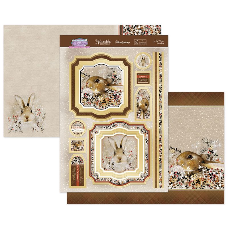 Die Cut Topper Set - Contemporary Christmas, In the Winter Meadow