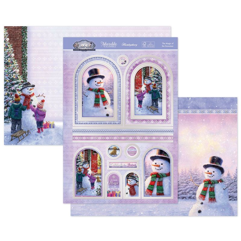 Die Cut Topper Set - Winter Wonderland, The Magic of the Snowman