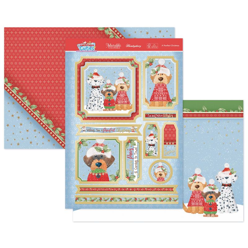 (image for) Die Cut Topper Set - Christmas Cuties, A Pawfect Christmas