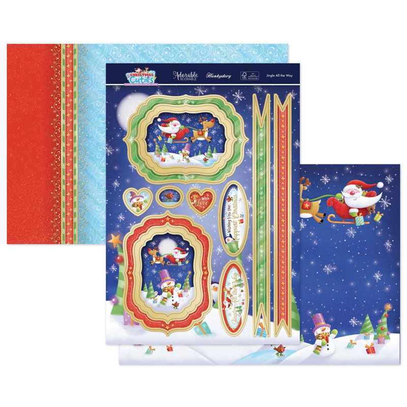 (image for) Die Cut Topper Set - Christmas Cuties, Jingle All the Way