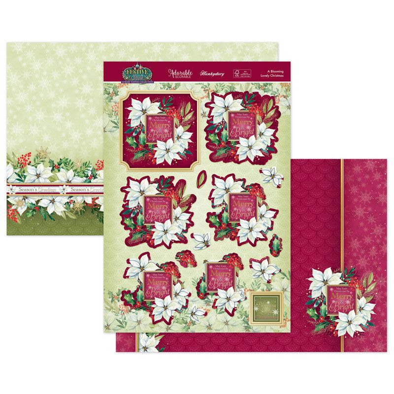 (image for) Die Cut Topper Set - Festive Style, A Blooming Lovely Christmas