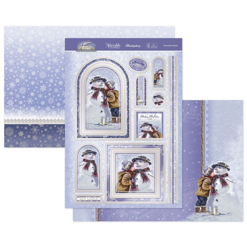 (image for) Die Cut Topper Set - Snowy Days, Snowman Kisses