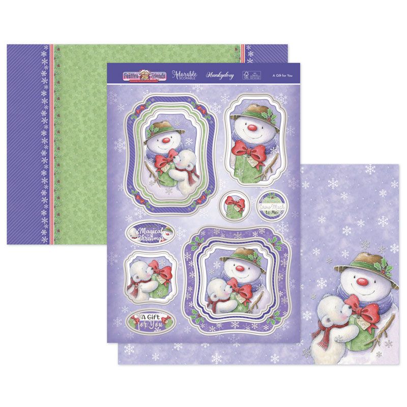 (image for) Die Cut Topper Set - Festive Friends 2023, A Gift For You