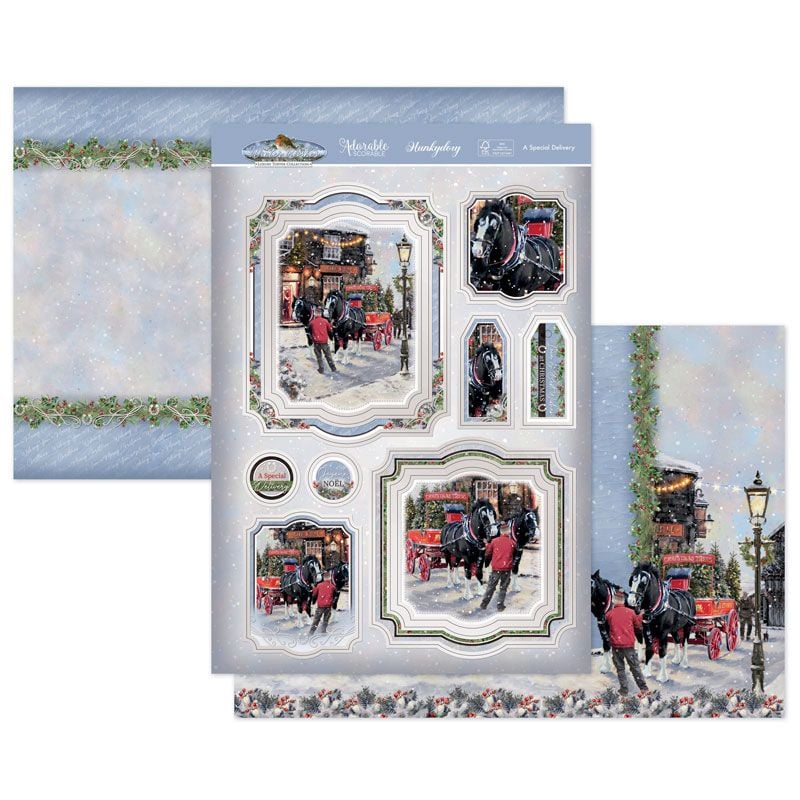 Die Cut Topper Set - Winter Wishes, A Special Delivery