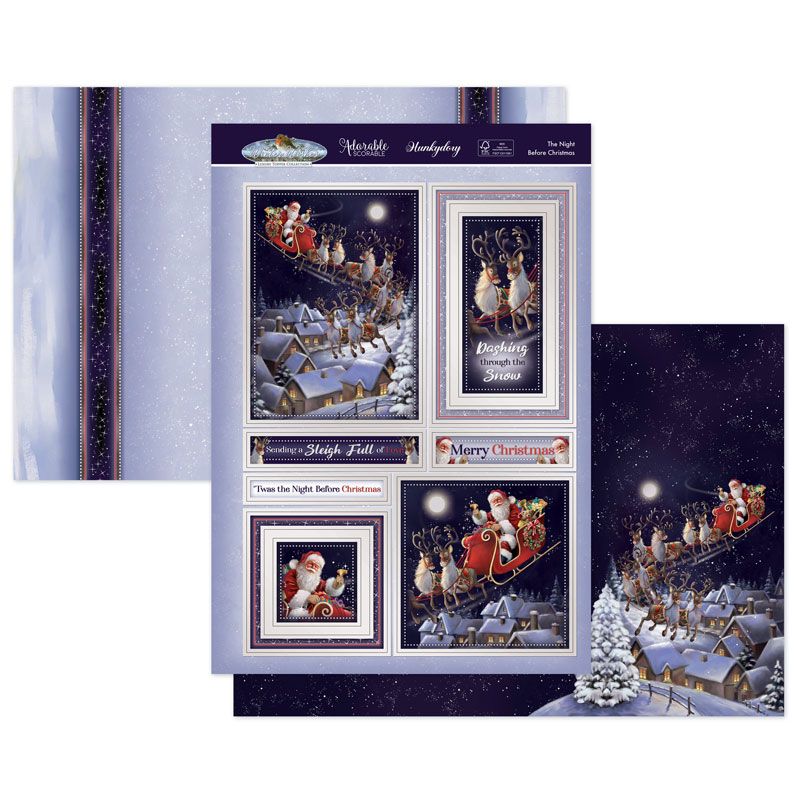 Die Cut Topper Set - Winter Wishes, The Night Before Christmas