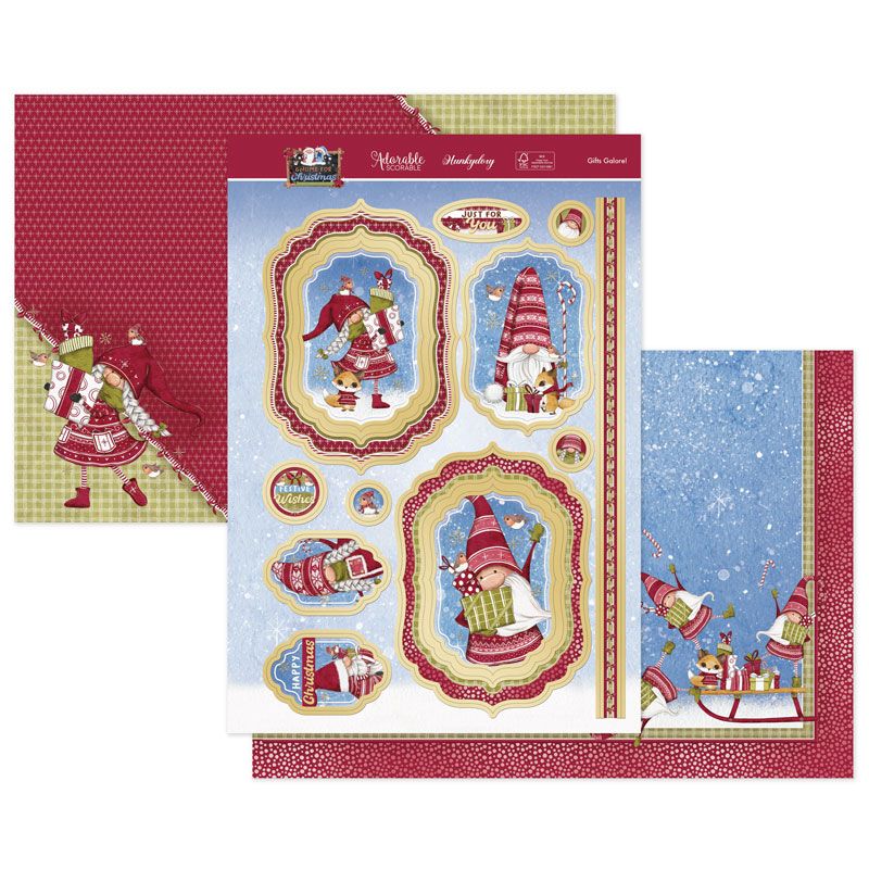 Die Cut Topper Set - Gnome For Christmas, Gifts Galore
