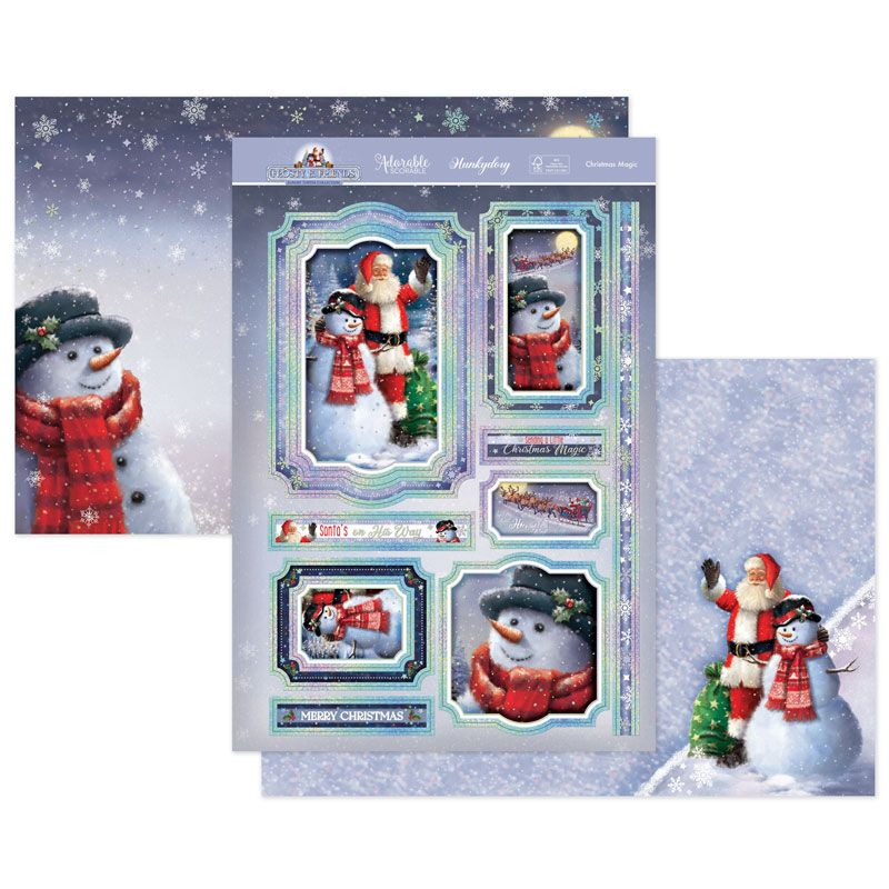 Die Cut Topper Set - Frosty & Friends, Christmas Magic