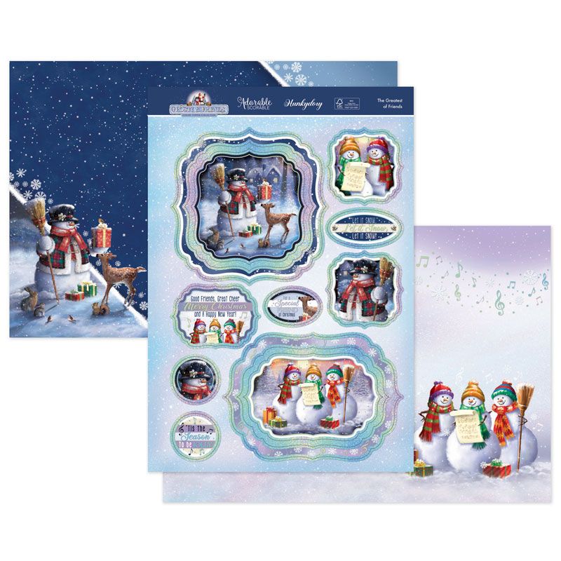 (image for) Die Cut Topper Set - Frosty & Friends, The Greatest of Friends