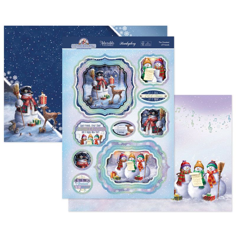 Die Cut Topper Set - Frosty & Friends, The Greatest of Friends