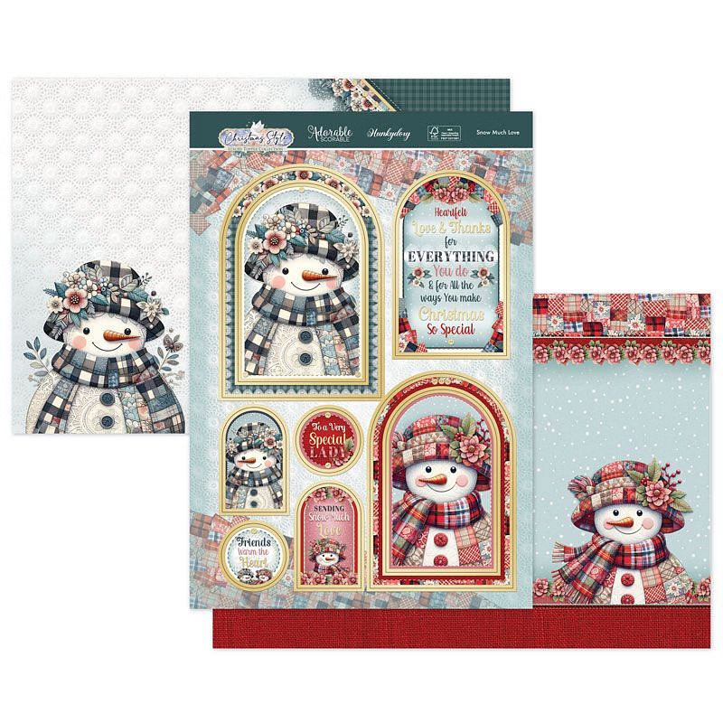 (image for) Die Cut Topper Set - Christmas Style, Snow Much Love