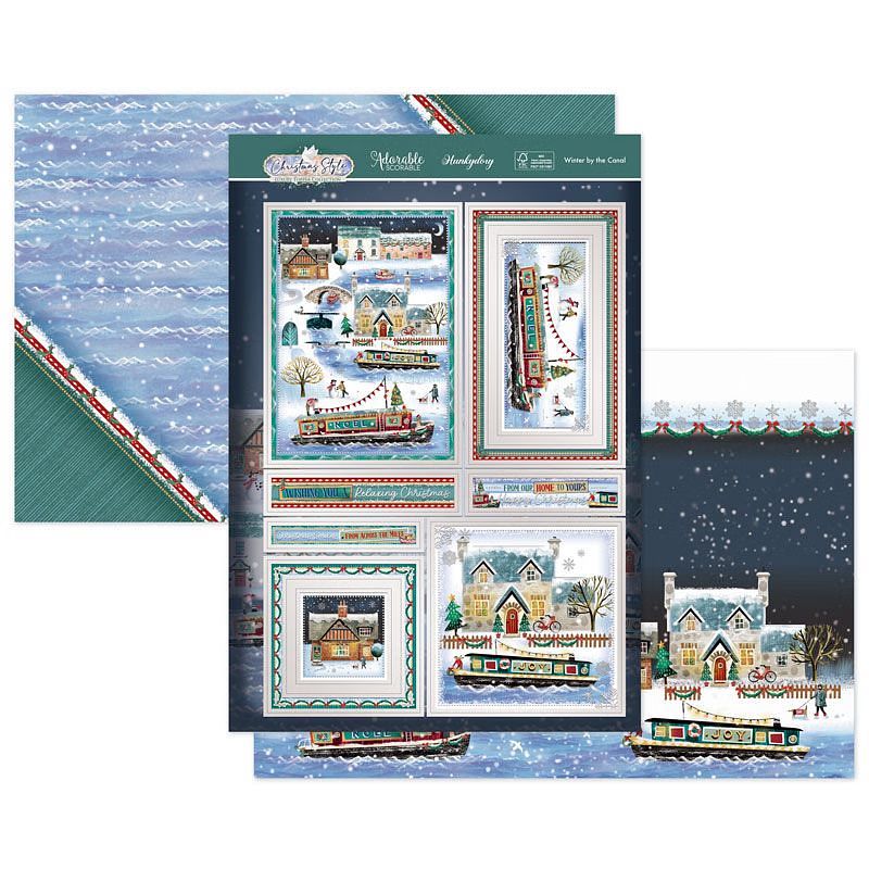 (image for) Die Cut Topper Set - Christmas Style, Winter By The Canal