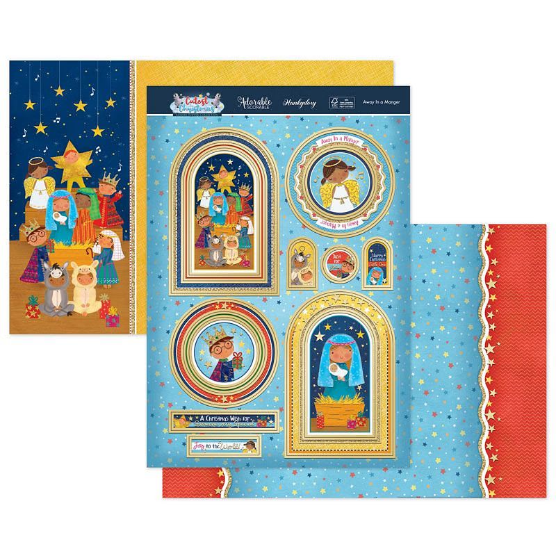(image for) Die Cut Topper Set - Cutest Christmas, Away In A Manger