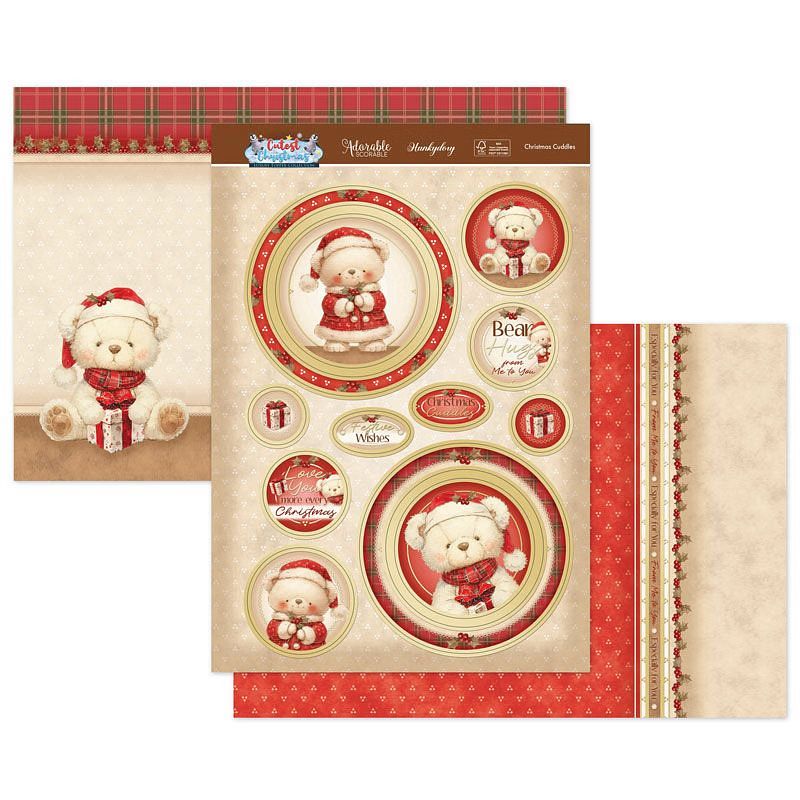 (image for) Die Cut Topper Set - Cutest Christmas, Christmas Cuddles